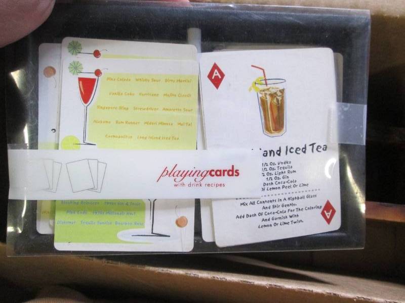 lot 216 image: playing cards and a vintage marlbor...