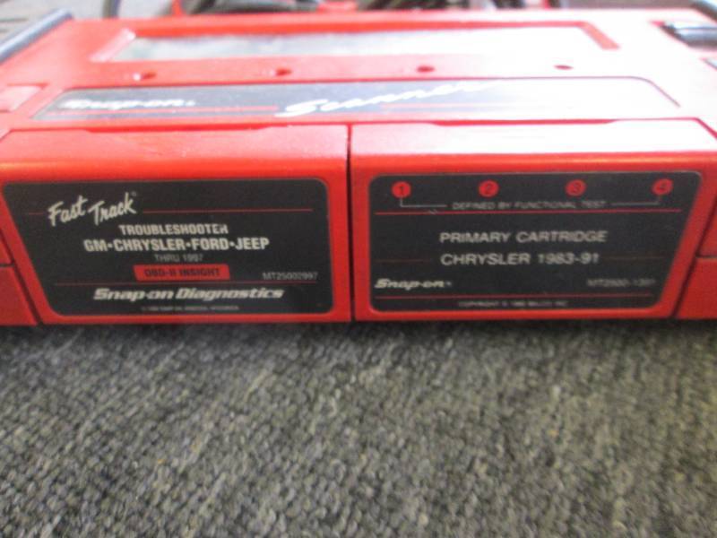 lot 138 image: snap on mt2500 scanner with accesso...
