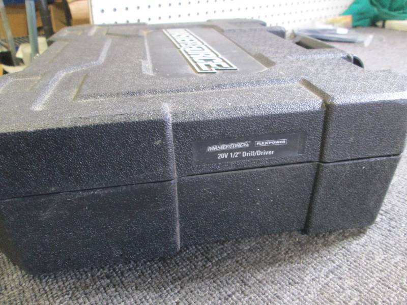 lot 145 image: plastic mastercraft drill box just ...
