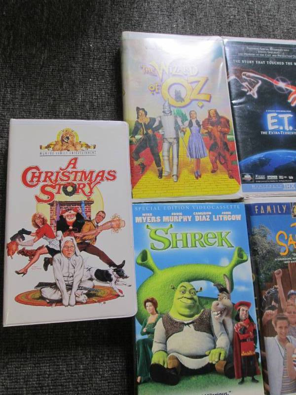 lot 436 image: 7 warner brothers vhs tapes ...