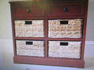 lot 7 image: Safavieh Herman Storage Unit with W...