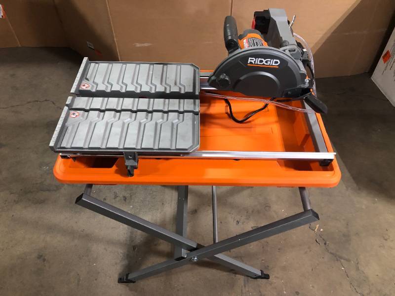 in. Table Top Wet Tile Saw