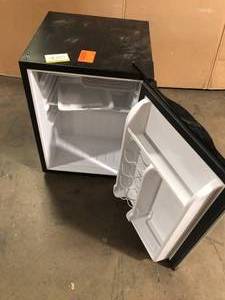 lot 14 image: Magic Chef 2.6 cu. ft. Mini Fridge in Stainless Look   Customer Returns See Pictures
