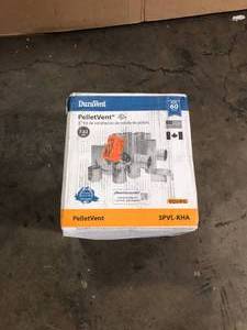 lot 19 image: DuraVent PelletVent 3 in. Stove Pipe Kit  Customer Returns See Pictures