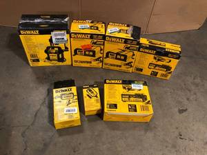 lot 1 image: Lot of Assorted Dewalt Portable Power Stations  Various Models and Conditions Customer Returns See Pictures