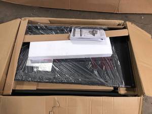 lot 9 image: Nexgrill Daytona 4-Burner 36 in. Propane Gas Griddle in Black with Stainless Steel Lid Customer Returns See Pictures