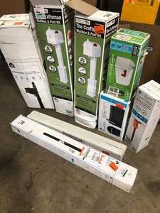 lot 32 image: Lot o fMailbox Posts Various Models and Conditions Customer Returns See Pictures