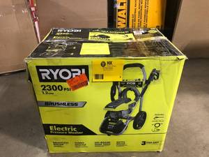 lot 103 image: RYOBI 2300 PSI 1.2 GPM High Performance Cold Water Corded Electric Pressure Washer Customer Returns See Pictures