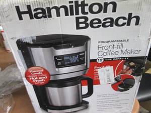 lot 10 image: Hamilton Beach Front Fill 12-Cup Pr...
