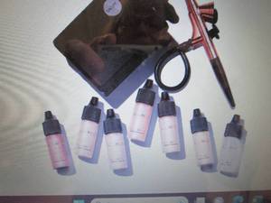 lot 49 image: Luminess Silk 4-in-1 Airbrush Found...