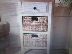 lot 65 image: Safavieh Everly Drawer Side Table o...