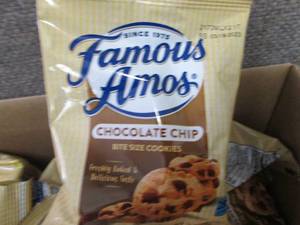 lot 103 image: Case of 42-2 oz Pouches Famous Amos...
