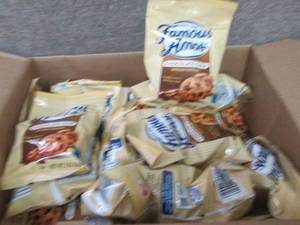 lot 105 image: Case of 42-2 oz Pouches Famous Amos...