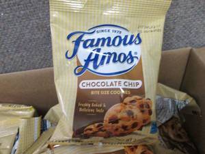 lot 106 image: Case of 42-2 oz Pouches Famous Amos...