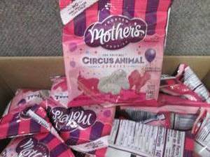 lot 109 image: 30 - 1 oz pks Mothers Circus Anima...