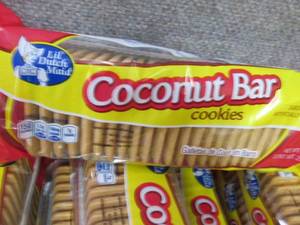 lot 133 image: 12- 9 oz pks Coconut Bar Cookies...