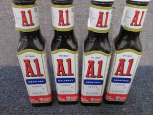 lot 142 image: 4- 5 oz Bottles A1 Original Steak S...