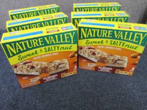 lot 149 image: 6- 6 pks Nature Valley Sweet & Salt...