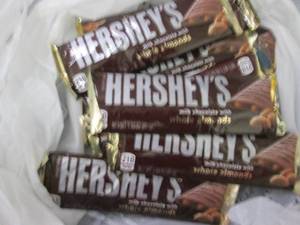 lot 184 image: 12 Hersheys with Almonds...
