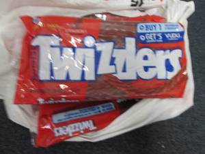 lot 222 image: 6- 16 oz Pks Strawberry Twizzlers...