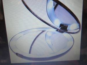 lot 278 image: Pop Sonic Compact LED Lighted Mirro...