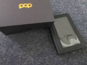 lot 312 image: Pop Up Card Holder Genuine Leather ...