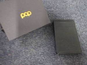 lot 313 image: Pop Up Card Holder Genuine Leather ...