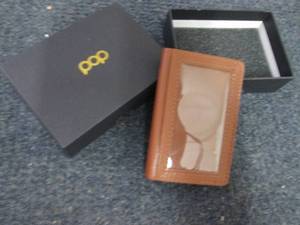 lot 314 image: Pop Up Card Holder Genuine Leather ...