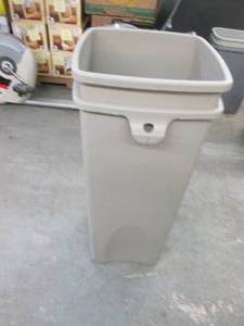 lot 370 image: 2 Tall Square WastebasketsOrganize...