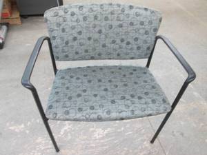 lot 376 image: Wide Arm Chair...