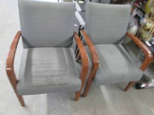 lot 377 image: 2 Matching Arm Chairs...