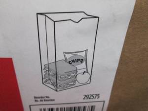 lot 418 image: 2-500 pk 8# White Paper Bags 6x4x12...