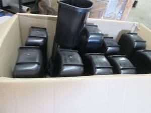 lot 454 image: Box of Mini TriSource Trash Bins 4 ...