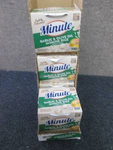 lot 466 image: 6- 7 oz pks Garlic & Olive Oil Jasm...
