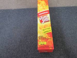 lot 474 image: Box of 24-0.97 oz Original Slim Jim...