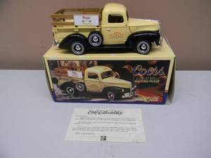 lot 15 image: ERTL COLLECTIBLES PRESTIGE SERIES 125 SCALE DIE CAST - COORS DISTRIBUTING CO. 1940 FORD PICKUP - NEW IN BOX - GREAT PIECE - SEE PICTURES