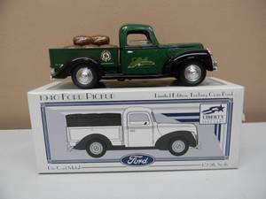 lot 29 image: LIBERTY CLASSICS By SPEC CAST DIE CAST - SCHELL BREWERY 1940 FORD PICKUP BANK #62550 - NEW IN BOX - RARE AWESOME PIECE - SEE PICTURES
