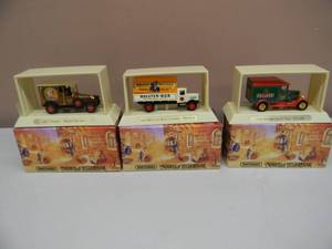 lot 30 image: MATCHBOX GREAT BEERS OF THE WORLD SERIES - SET OF 3 - NEW IN BOX - NICE - GREAT SET - SEE PICTURES