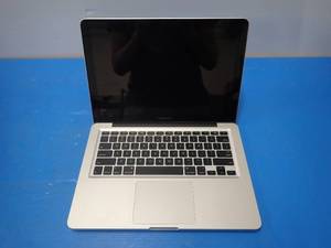 lot 57 image: Apple&nbspMacBookPro9,2 A1278 MD101LLA &nbspINTEL(R) CORE(TM) I5-3210M CPU  2.50GHZ  4GB DDR3 SDRAM  500GB HD  13.3 screen with 1280 x 800 Resolution  Includes IOS and power adapter  has small scratches and surface marks on screen