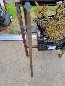 lot 8 image: Old Metal Sword, Along W High Seas Decor