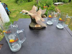 lot 36 image: Ducks Unlimited Bourbon Flask (Two Piece) Quite Unique