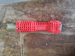 lot 67 image: Ridgid ez change faucet tool.