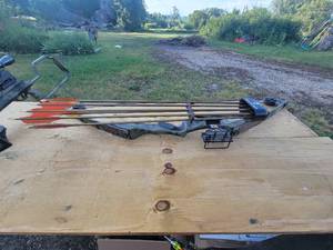 lot 100 image: PSE Compound Bow, (5) Arrows, With Sights