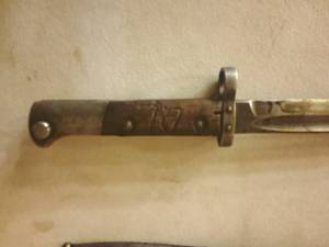 lot 181 image: Pre-WWII Mauser bayonet with sheath