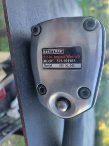 lot 204 image: Craftsman 12 Air Impact Wrench (Next To Brand New)