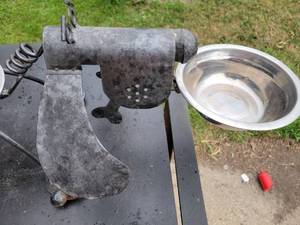 lot 133 image: Designer, Dog Water & Food Holder