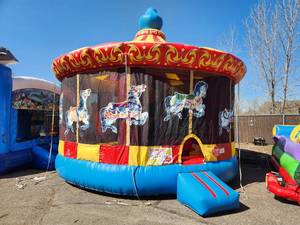 25 Ft Carousel Bounce House
