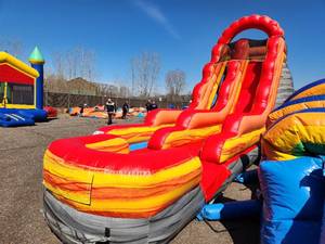 18 Ft Fire Marble Water Slide or Dry Slide