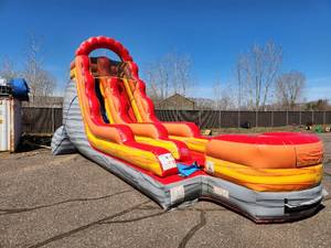 18 Ft Fire Marble Water Slide or Dry Slide