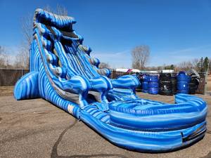 23 Ft Tidal Wave Water Slide with pool